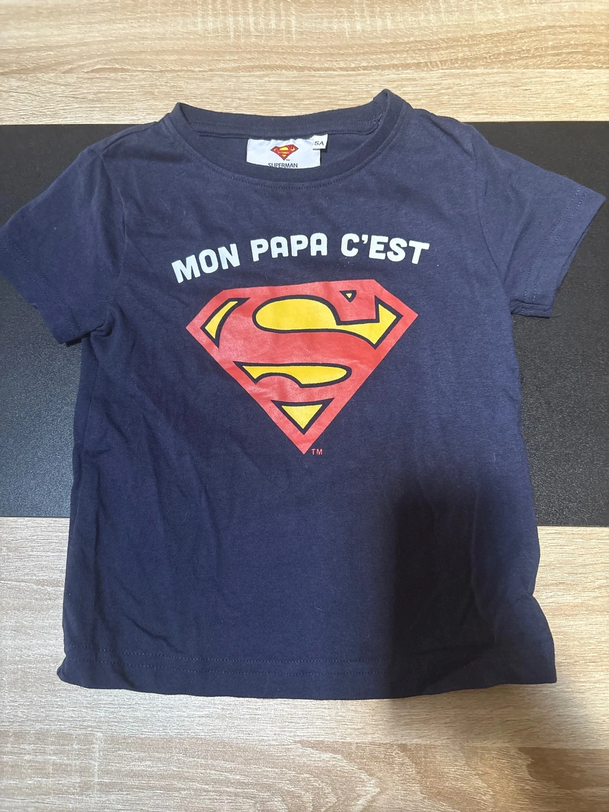 T shirt 5 ans superman